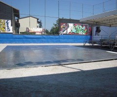 Pista da ballo in ferro zincato