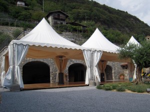 Noleggio gazebo per festa privata