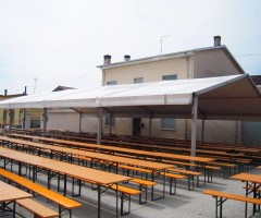 Allestimento e noleggio set birreria per sagra di paese