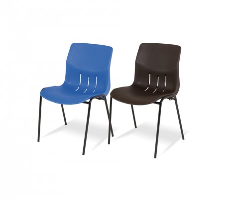 Sedia monoscocca in pvc modello Kristal