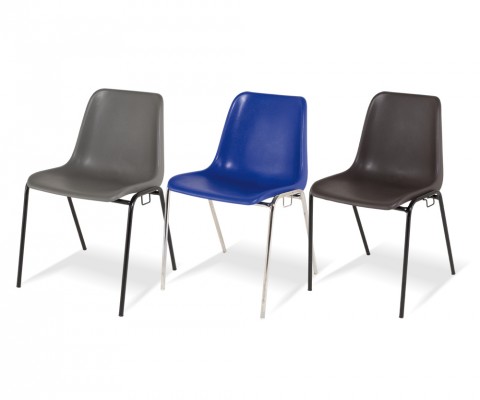 Sedia monoscocca in pvc mod. Vicenza