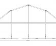 Tenda arco poligonale 18,7/23,7 mt