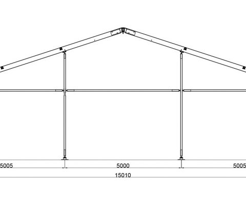 Tenda doppia falda 15/20/25 mt